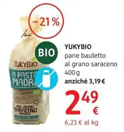 dm drogerie markt YUKYBIO pane bauletto al grano saraceno offerta