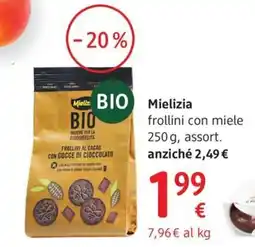 dm drogerie markt Mielizia frollini con miele offerta