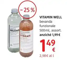 dm drogerie markt VITAMIN WELL bevanda funzionale offerta