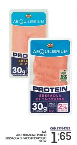 Eurocash Aia aequilibrium protein bresaola di tacchino/pollo offerta