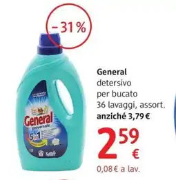 dm drogerie markt General detersivo per bucato offerta