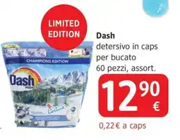 dm drogerie markt Dash detersivo in caps per bucato offerta