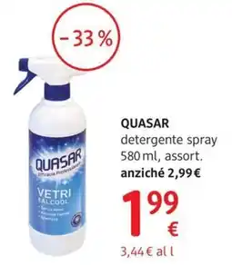 dm drogerie markt QUASAR detergente spray offerta