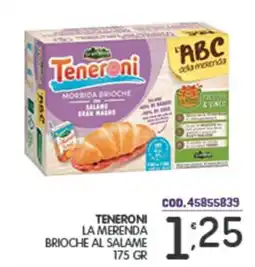 Eurocash Teneroni la merenda brioche al salame offerta