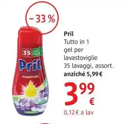 dm drogerie markt Pril Tutto in 1 gel per lavastoviglie offerta