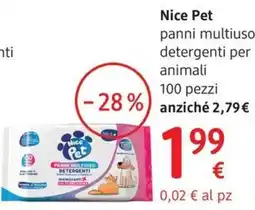 dm drogerie markt Nice Pet panni multiuso detergenti per offerta