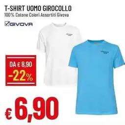 Galassia T-shirt uomo girocollo GIVOVA offerta