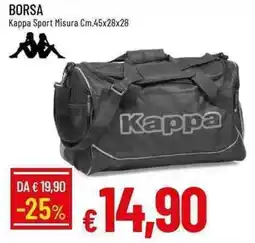 Galassia Borsa kappa sport misura offerta