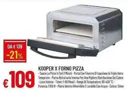 Galassia Kooper x forno pizza offerta
