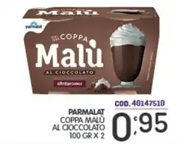 Eurocash Parmalat coppa malu al cioccolato offerta