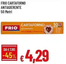 Galassia Frio cartaforno antiaderente offerta