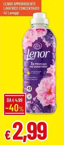 Galassia Lenor ammorbidente lavatrice concentrato offerta