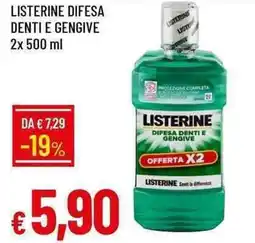 Galassia Listerine difesa denti e gengive offerta