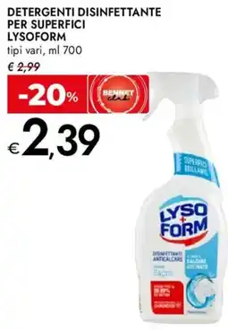 Bennet Detergenti disinfettante per superfici LYSOFORM offerta