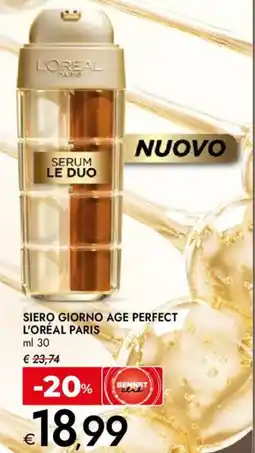 Bennet Siero giorno age perfect L'ORÉAL PARIS offerta