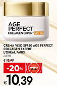 Bennet Crema viso spf30 age perfect collagen expert L'OREAL PARIS offerta