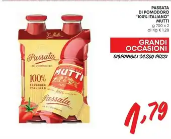 Pam Passata di pomodoro 1400 g(ml) offerta