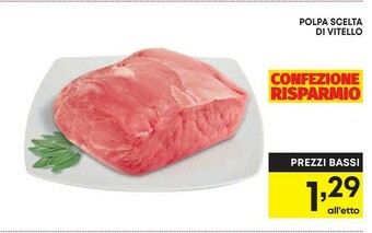 Pam Polpa scelta di vitello offerta