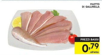 Pam Filetto di gallinella offerta
