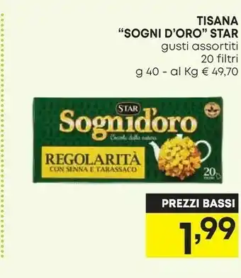 Pam Tisana sogni d'oro offerta