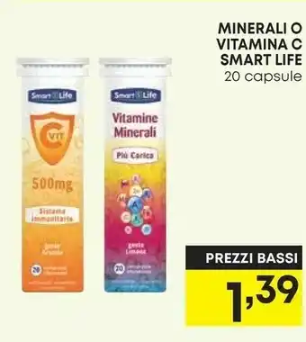 Pam Smart life minerali o vitamina c 30 capsule offerta