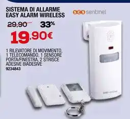 Bricofer Sistema di allarme easy alarm wireless SCS sentinel offerta