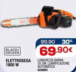 Bricofer Black+ decker elettrosega 1800W offerta