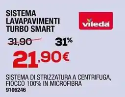 Bricofer Sistema lavapavimenti turbo smart vileda offerta