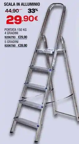 Bricofer Scala in alluminio offerta