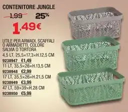 Bricofer Contenitore jungle offerta