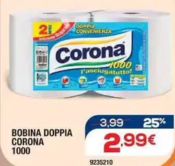 Bricofer Bobina doppia CORONA 1000 offerta