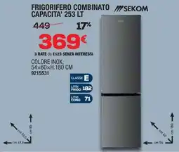 Bricofer Frigorifero combinato sekom capacita' offerta