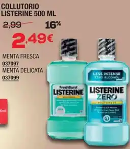 Bricofer Collutorio LISTERINE offerta