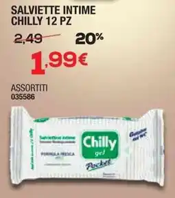 Bricofer Salviette intime CHILLY 12 PZ offerta