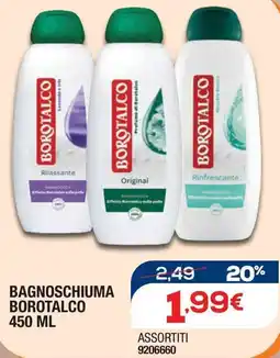 Bricofer Bagnoschiuma BOROTALCO offerta