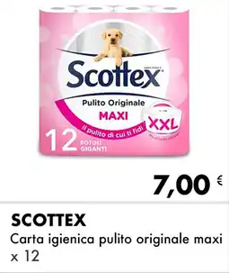 Iper Tosano SCOTTEX Carta igienica pulito originale maxi offerta