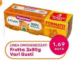Iper Tosano Plasmon linea omogeneizzati frutta offerta