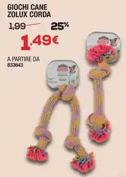Bricofer Giochi cane ZOLUX CORDA offerta