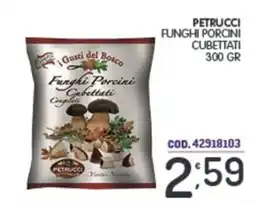 Eurocash Petrucci funghi porcini cubettati offerta