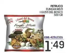 Eurocash Petrucci funghi misti i gusti del bosco offerta