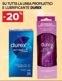 Carrefour Su tutta la linea profilattici e lubrificante DUREX offerta