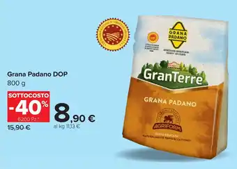 Carrefour Grana Padano DOP offerta