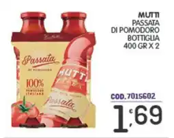 Eurocash Mutti passata di pomodoro bottiglia offerta