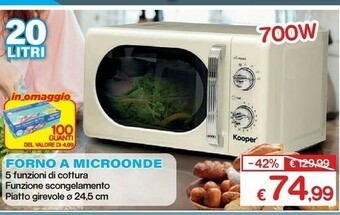 Satur Microonde offerta