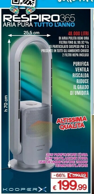 Satur Ventilatore offerta