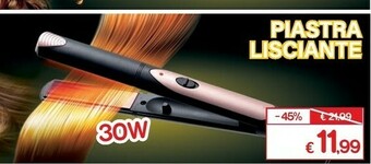 Satur Piastra per capelli offerta