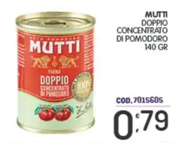 Eurocash Mutti doppio concentrato di pomodoro offerta