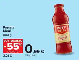 Carrefour Passata Mutti offerta