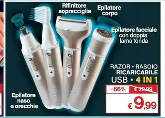 Satur Rasoio elettrico offerta