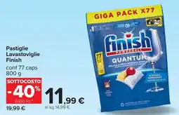 Carrefour Pastiglie Lavastoviglie Finish offerta